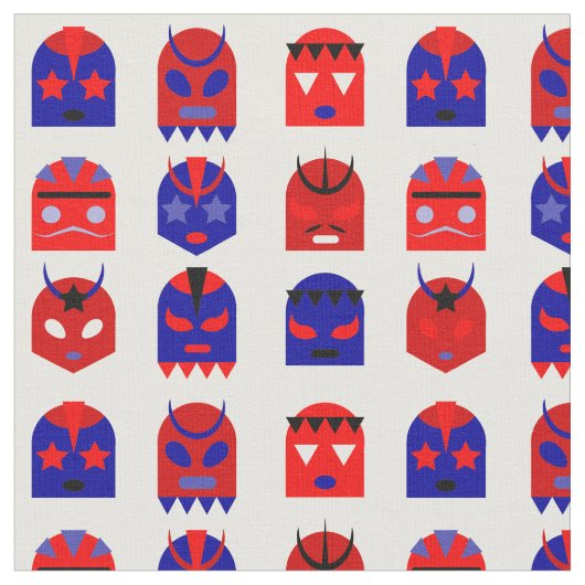 lucha libre maskers stof (Close Up)