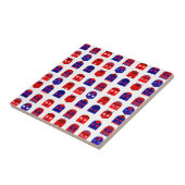 lucha libre maskers tegeltje (Zijkant)