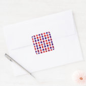 lucha libre maskers vierkante sticker (Envelop)