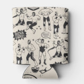 Lucha Libre: Mexicaans worstelaarpatroon Blikjeskoeler (Achterkant)