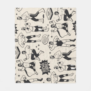 Lucha Libre: Mexicaans worstelaarpatroon Fleece Deken