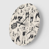 Lucha Libre: Mexicaans worstelaarpatroon Grote Klok (Hoek)