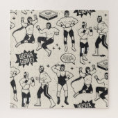 Lucha Libre: Mexicaans worstelaarpatroon Legpuzzel (Verticaal)