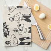 Lucha Libre: Mexicaans worstelaarpatroon Theedoek (Quarter Fold)