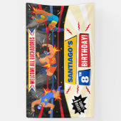 Lucha Libre Mexicaanse worstelverjaardag Spandoek (Verticaal)