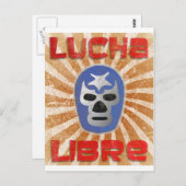 Lucha Libre Mexican Wrestling Briefkaart (Voorkant / Achterkant)