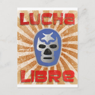 Lucha Libre Mexican Wrestling Briefkaart
