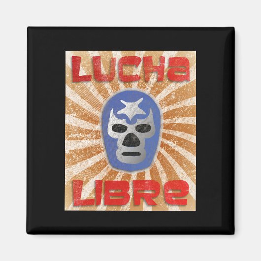 Lucha Libre Mexican Wrestling Magneet (Voorkant)
