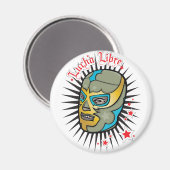 Lucha Libre Mexican Wrestling Mask Magneet (Voorkant / Achterkant)