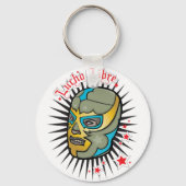 Lucha Libre Mexican Wrestling Mask Sleutelhanger (Voorkant)