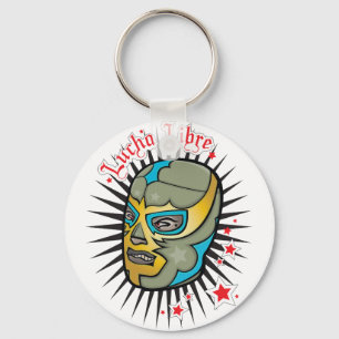 Lucha Libre Mexican Wrestling Mask Sleutelhanger