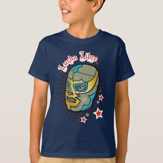 Lucha Libre Mexican Wrestling Mask T-shirt (Voorkant)