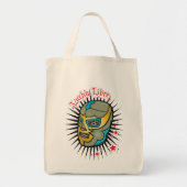 Lucha Libre Mexican Wrestling Mask Tote Bag (Voorkant)