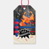 Lucha Libre Mexican Wrestling verjaardagscadeau La Cadeaulabel (Achterkant)