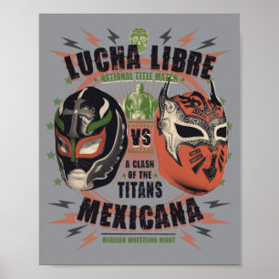 Lucha Libre Mexico worstelen Luchador masker Nacho Poster