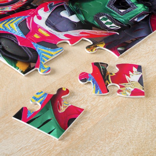 Lucha Libre Mmaskers Legpuzzel (Zijkant)