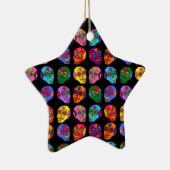 Lucha Libre Sugar Skull Keramisch Ornament (Rechts)