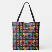 Lucha Libre Sugar Skull Tote Bag (Achterkant)