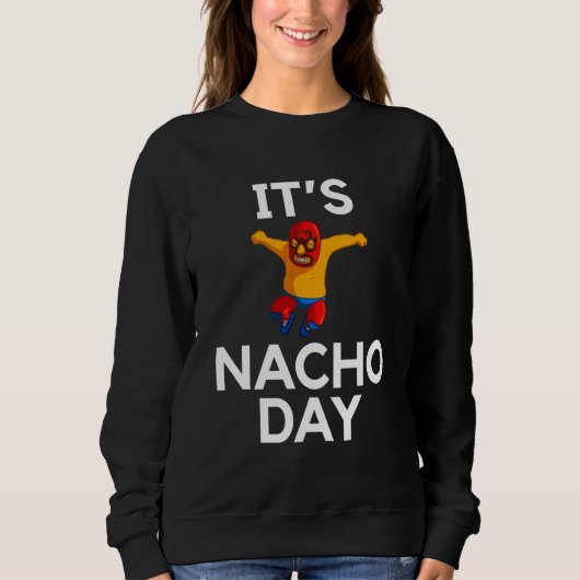 Lucha Libre T-shirt Tshirt tee Grappig Nacho Shirt (Voorkant)
