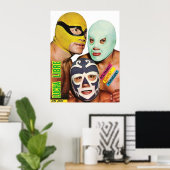Lucha Libre Trio Poster (Thuiskantoor)