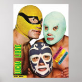 Lucha Libre Trio Poster (Voorkant)