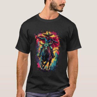 Lucha Libre Vaquero Mexicaanse Rodeo Geest T-shirt