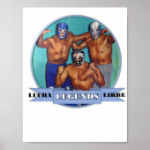 LUCHA VRIJE LEGENDS POSTER (Voorkant)