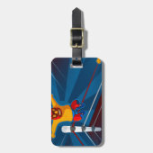 luchador bagagelabel (Voorkant verticaal)
