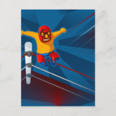luchador briefkaart (Voorkant)