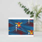 luchador briefkaart (Staand voorkant)