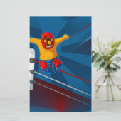 luchador briefpapier (Staand voorkant)
