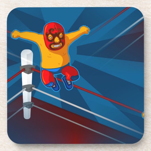luchador drankjes onderzetter (Voorkant)