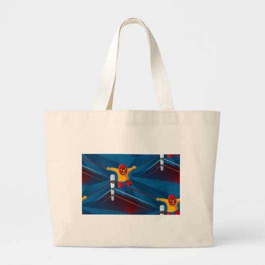 luchador grote tote bag (Voorkant)