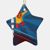 luchador keramisch ornament (Links)
