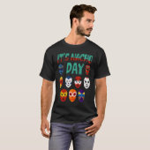 Luchador Masks It's Nacho Day  3 T-shirt (Voorkant volledig)