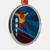 luchador metalen ornament (Rechts)
