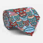 Luchador Mexican Wrestling Lucha Libre Stropdas (Opgerold)