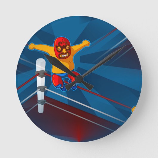 luchador ronde klok (Voorkant)