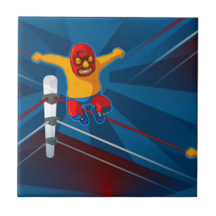 luchador tegeltje