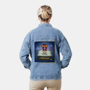 Luchadora Lucha Libre Mexicaanse worstelen Mok Denim Jacket