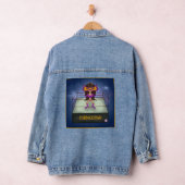 Luchadora Lucha Libre Mexicaanse worstelen Mok Denim Jacket (Hangar)