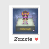 Luchadora Lucha Libre Mexicaanse worstelen Mok Sticker (Vel)