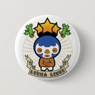 Luchadore Ronde Button 5,7 Cm