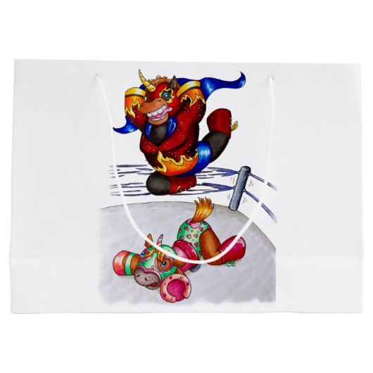 Luchadores Groot Cadeauzakje (Achterkant)