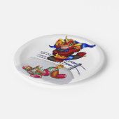 Luchadores Papieren Bordje (Gekanteld)