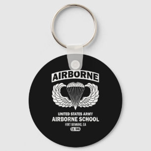 Luchborne School Fort Benning Gesticht 1940 Parach Sleutelhanger