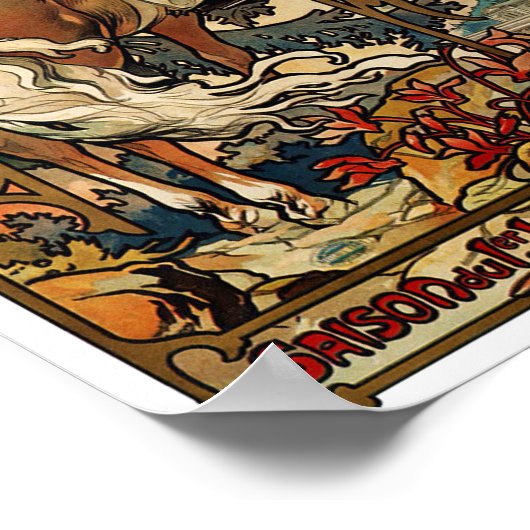 Luchon, Mucha Poster (Hoek)