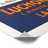 Luchon-Superbagneres Het Wintersportstation Poster (Hoek)