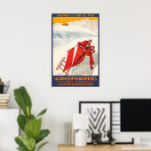 Luchon-Superbagneres Het Wintersportstation Poster (Thuiskantoor)