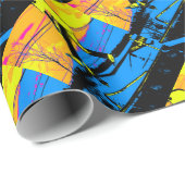 "Lucht aan het lopen!" High Flying Scooter Cadeaupapier (Rol Hoek)